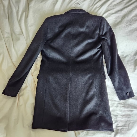 Allsaints Bodell Wool Coat Black Sz 36 - Picture 2 of 4